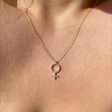 925 Silver | Venus Necklace with Stones
