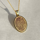 925 Silver | Custom Fingerprint Necklace