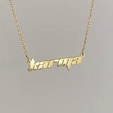 925 Silver | Custom Necklace in Special Font