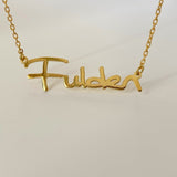 925 Silver | Custom Handwriting Necklace