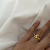 925 Silver | Custom Oval Ring