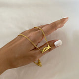 925 Silver | Personalized Name Necklace with Gourmet Chain