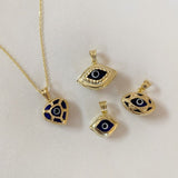 925 Silver | Evil Eye Necklace (Model 1)