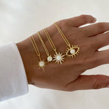 925 Silver | Opal Star Necklace