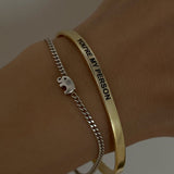 925 Silver | Custom Thin Bracelet