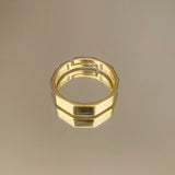 925 Silver | Segmented Rectangular Basic Ring