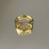 925 Silver | Custom Oval Ring