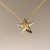 925 Silver | Domed Star Necklace
