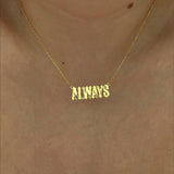 925 Silver | Vintage Custom Engraved Necklace