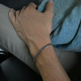 925 Silver | Unisex Thick Curb Chain Bracelet