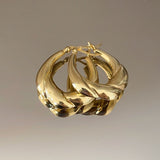 925 Silver | Vintage Twisted Teardrop Earrings