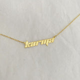 925 Silver | Custom Necklace in Special Font