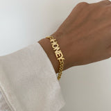 925 Silver | Custom Bracelet with Thick Chain