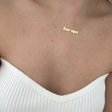 925 Silver | Custom Necklace in Special Font