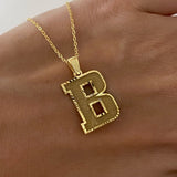 925 Silver | Vintage Custom Letter Necklace