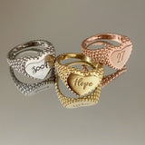 925 Silver | Custom Vintage Heart Ring