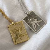 925 Silver | Two Angels Necklace