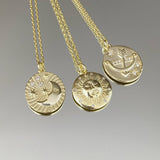 925 Silver | "The Moon" Medallion Necklace