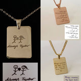 925 Silver | Unisex Custom Handwriting Necklace