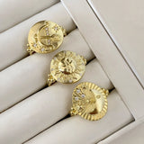 925 Silver | Antique Bow Medallion Ring