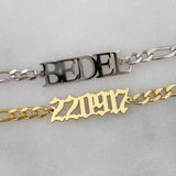 925 Silver | Custom Bracelet with Boyfriend Chain
