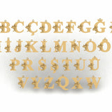 925 Silver | Unisex Angel Detail 3D Letter Necklace