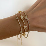 925 Silver | Heart Tennis Bracelet