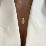 925 Silver | Pearl Star Medallion Necklace