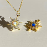 925 Silver | North Star Necklace with Opal Stone