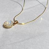 925 Silver | Natural Moonstone Necklace