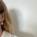 925 Silver | Colorful Enamel Alien Earrings