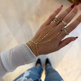 925 Silver | Engraved Thick Hand Chain