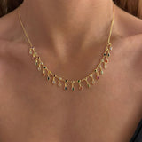 925 Silver | Colorful Drop Stone Necklace