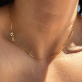 Double Heart Charm Necklace