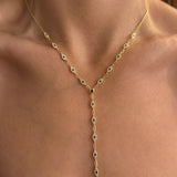 Evil Eye Lariat Necklace