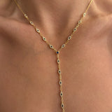 Evil Eye Lariat Necklace