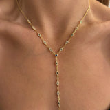 Evil Eye Lariat Necklace