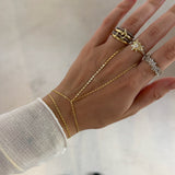 925 Silver | Thin Wheat Chain Hand Chain