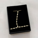 925 Silver | Full Marquise Stone Hand Chain