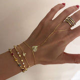 925 Silver | Colorful Stone Rainbow Bracelet