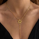 925 Silver | Star Y Necklace