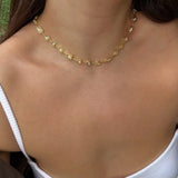 925 Silver | White Stone Aura Necklace