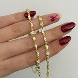 14K Gold | Manifest Necklace with Hamsa, Star, Moon & Eye Charms