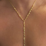 925 Silver | Manifest Y Chain Necklace with Hamsa, Star, Moon & Eye Charms