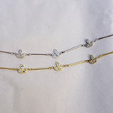 925 Silver | Multi Lotus Charm Bracelet