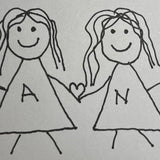 925 Silver | Personalized Handwriting or Photo Round Pendant Necklace