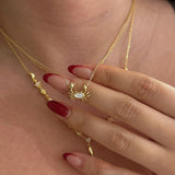 925 Silver | Opal Stone Crab Necklace