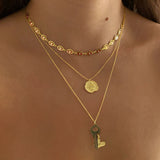 925 Silver | Red Enamel Eye Charm Necklace