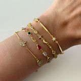 925 Silver | North Star Bar Chain Bracelet