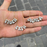 925 Silver | Personalized 3D Mini Bubble Necklace with Stones